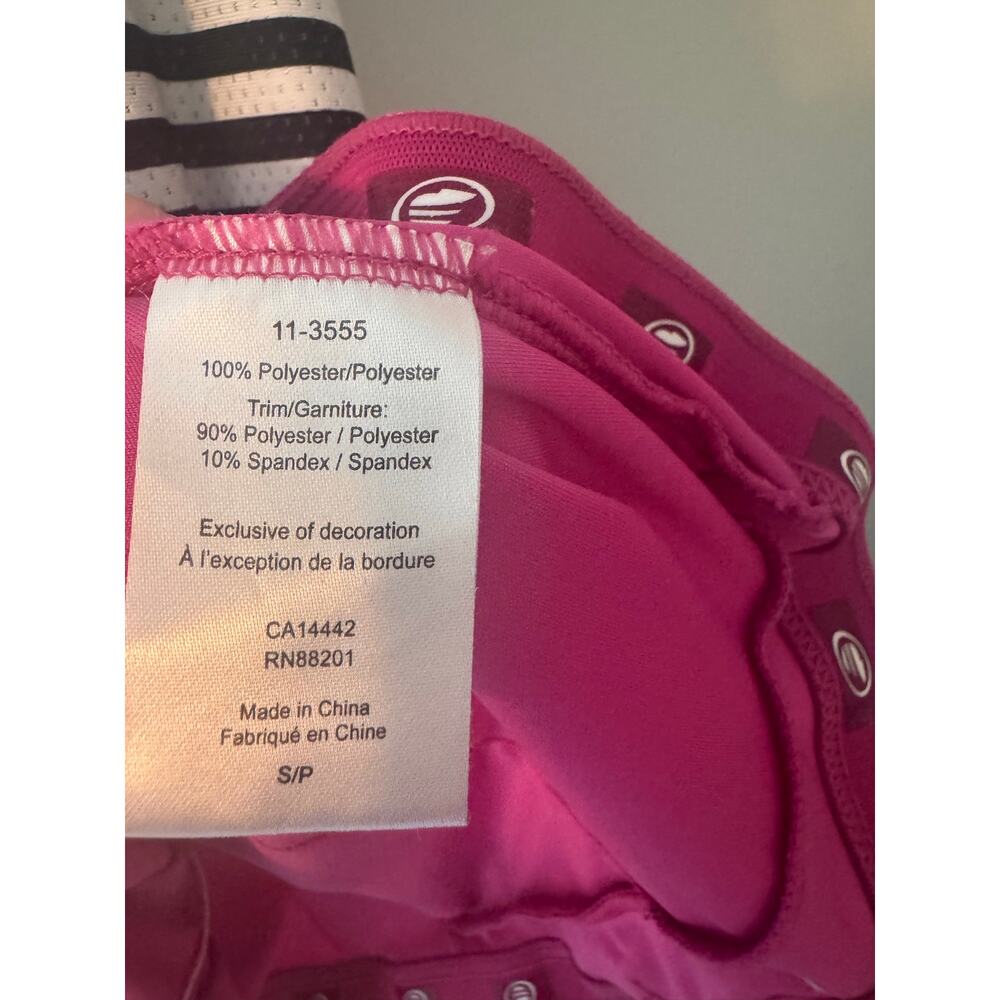 Performance Bicycle Elite Women's Cycling Jersey Small Pink White Full Zip Bike - Picture 5 of 7